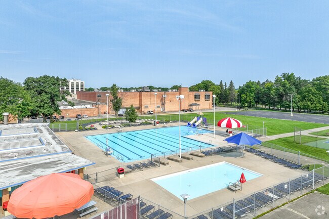 Alpine Pool offers lane swimming and lifeguards on duty near Hillview.