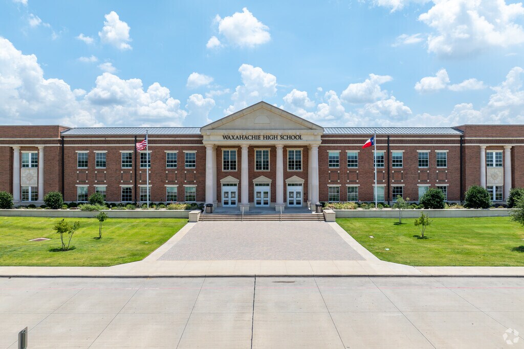 Waxahachie High School features a large campus for students to learn and explore.
