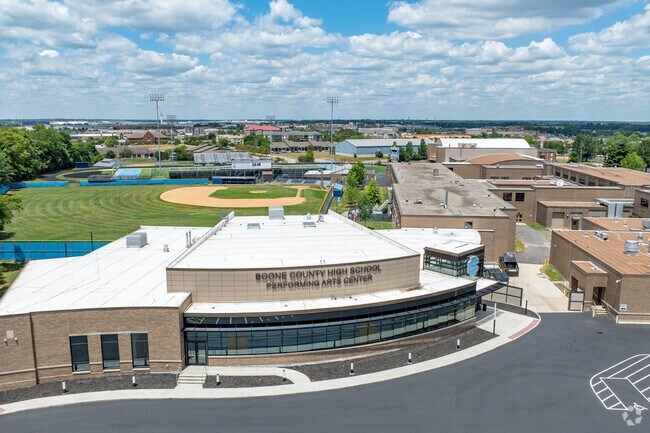 Boone County High School offers a variety of clubs and organizations and earned a B grade.
