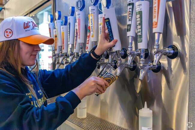 Mill Creek Brewing Co. has various lagers and ales on tap in Nolensville.