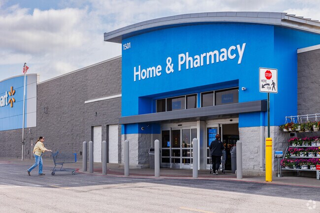 A Walmart Supercenter offers Campbell Park South residents a convenient shopping option.