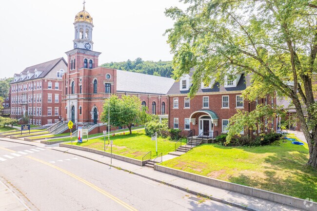 Academy of the Holy Family is an all-girls college preperatory school located in Baltic, CT.