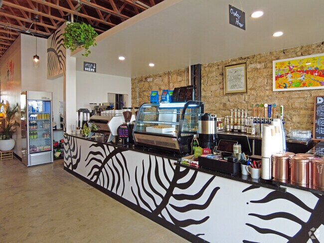 Dwell House offers specialty coffee and beer on tap in Florence, TX.