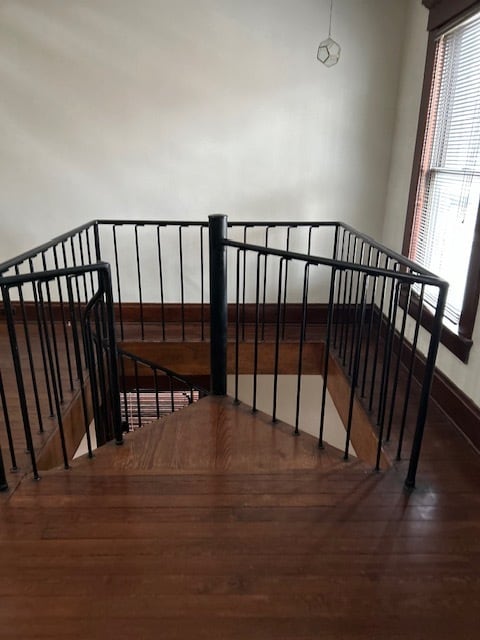 2nd floor, top of staircase