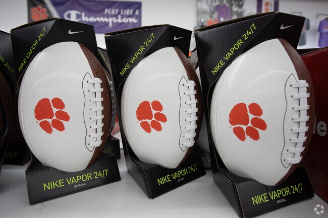 Football is a Clemson staple, and you can purchase them at Tiger Sports Shop.