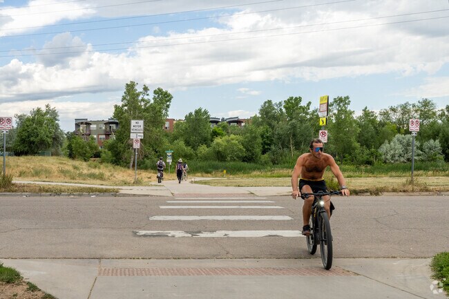 There are many bike lanes and bike routes in this cyclist friendly area of Goss Grove.