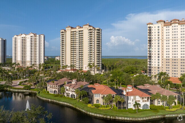Standing tall like soldiers in formation the condominiums tower over the Sorrento neighborhood.