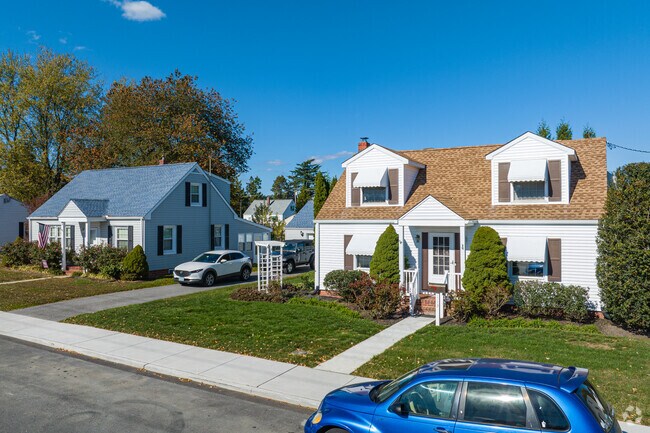 Charming Cape Cod homes with plenty of street parking on E Cochran St in Middletown.