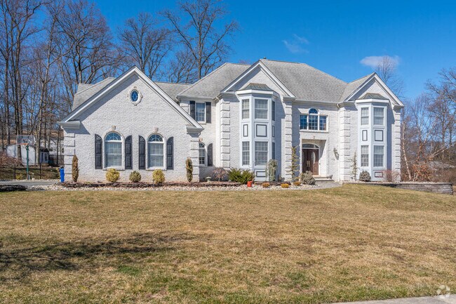 Most Cedar Knolls homes are designed in the colonial revival style.