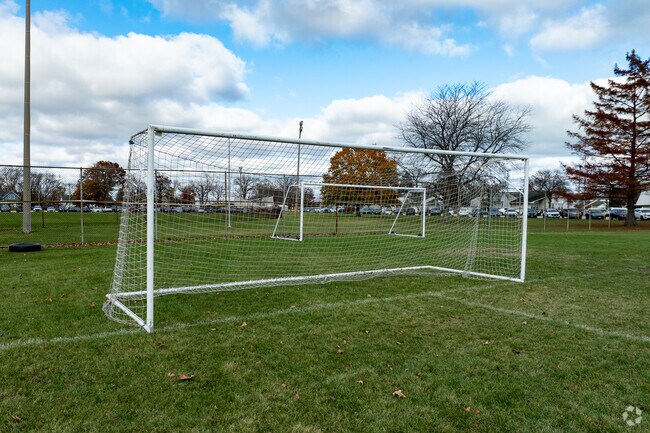 Dugdale soccer nets are used seasonally.