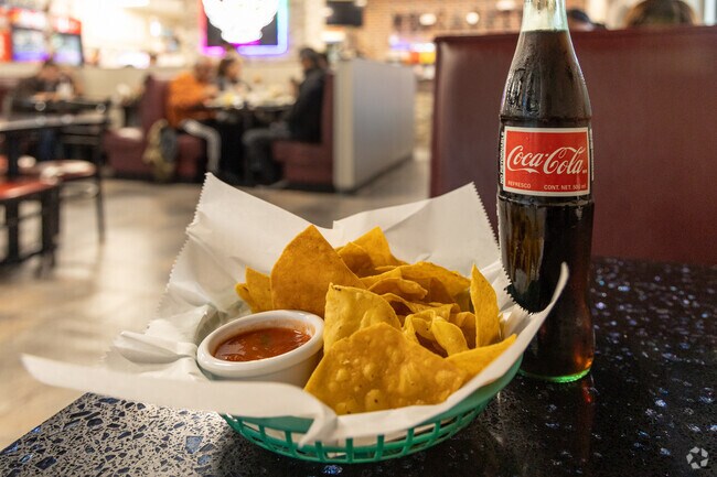 Stop by Molcajetes in Western Village for fresh salsa and an imported Coca-Cola.