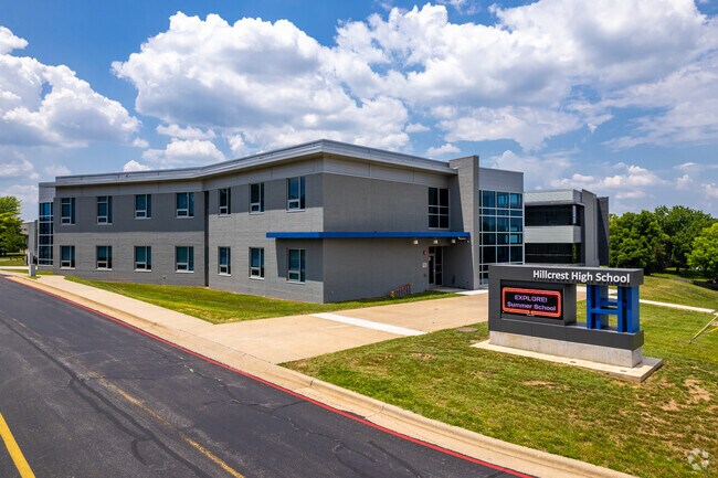 Hillcrest High School has an average enrollment of just over 1,000 students.