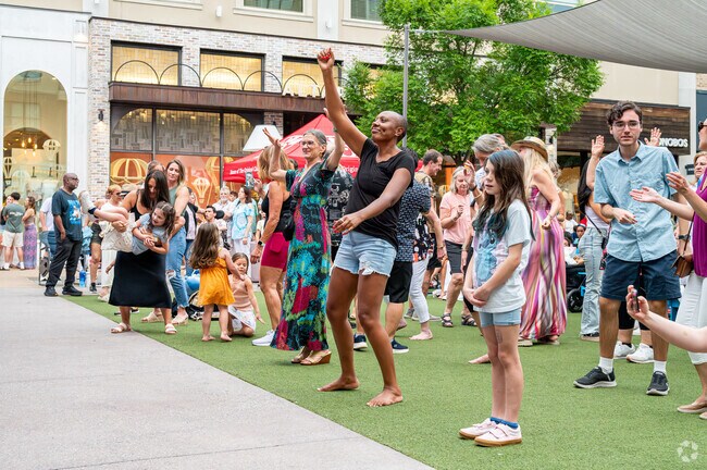 Experience live music at Avalon in Alpharetta every Friday, close to Wexford.