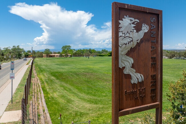 Children attending Santa Fe Preparatory School can still enjoy playing sports.