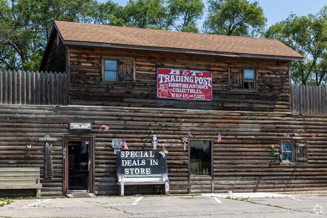 B & T's Trading Post near Wathena offers unique antiques and furniture to the town and visitors.