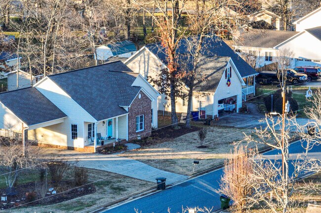 Subdivisions in Gibsonville offer newer craftsman style homes.