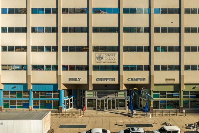 Emily Griffith High School is a public high school in North Cap Hill.