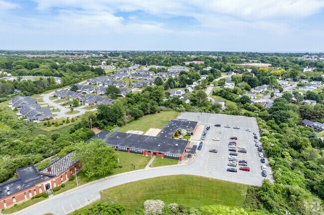 The All Saints Academy is nestled among neighborhoods in the Middletown neighborhood.