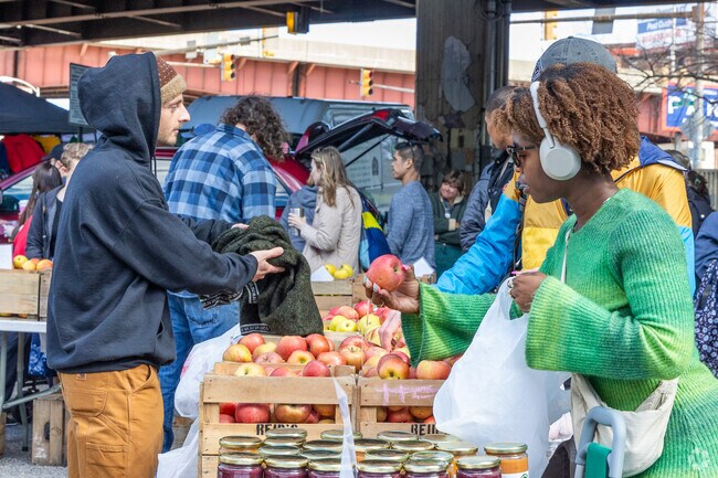 Baltimore’s Farmers Market has been in Downtown Baltimore since 1977.