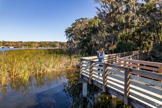 Palm Island park is full of trails and beautiful wildlife and and scenery.