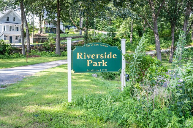 Spend a perfect day at Riverside Park, featuring a playground in and picnic area, Riverside, CT.