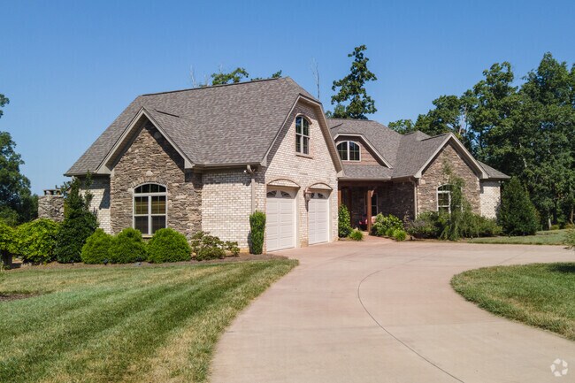 Custom built homes are found in Steeple Chase.