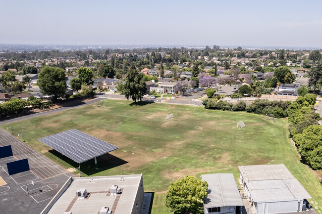 Sunset Lane Elementary in Fullerton has plenty of open green space for outdoor activities.