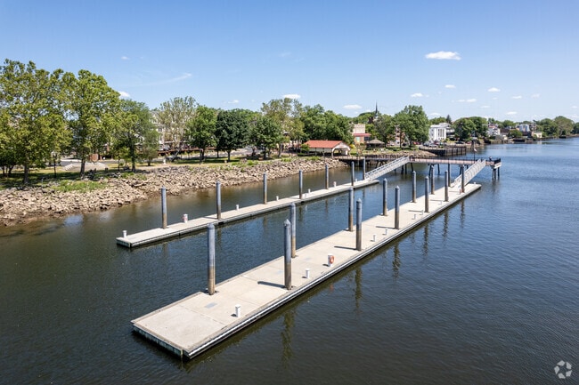 Boat Docks at Bristol Waterfront in Bristol
