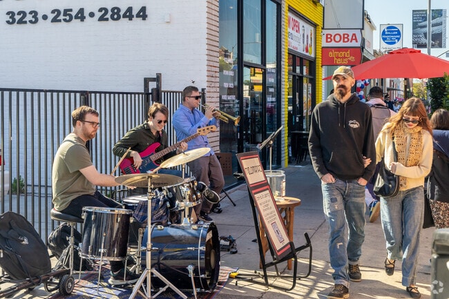 Catch some tunes walking down York Boulevard in Highland Park.