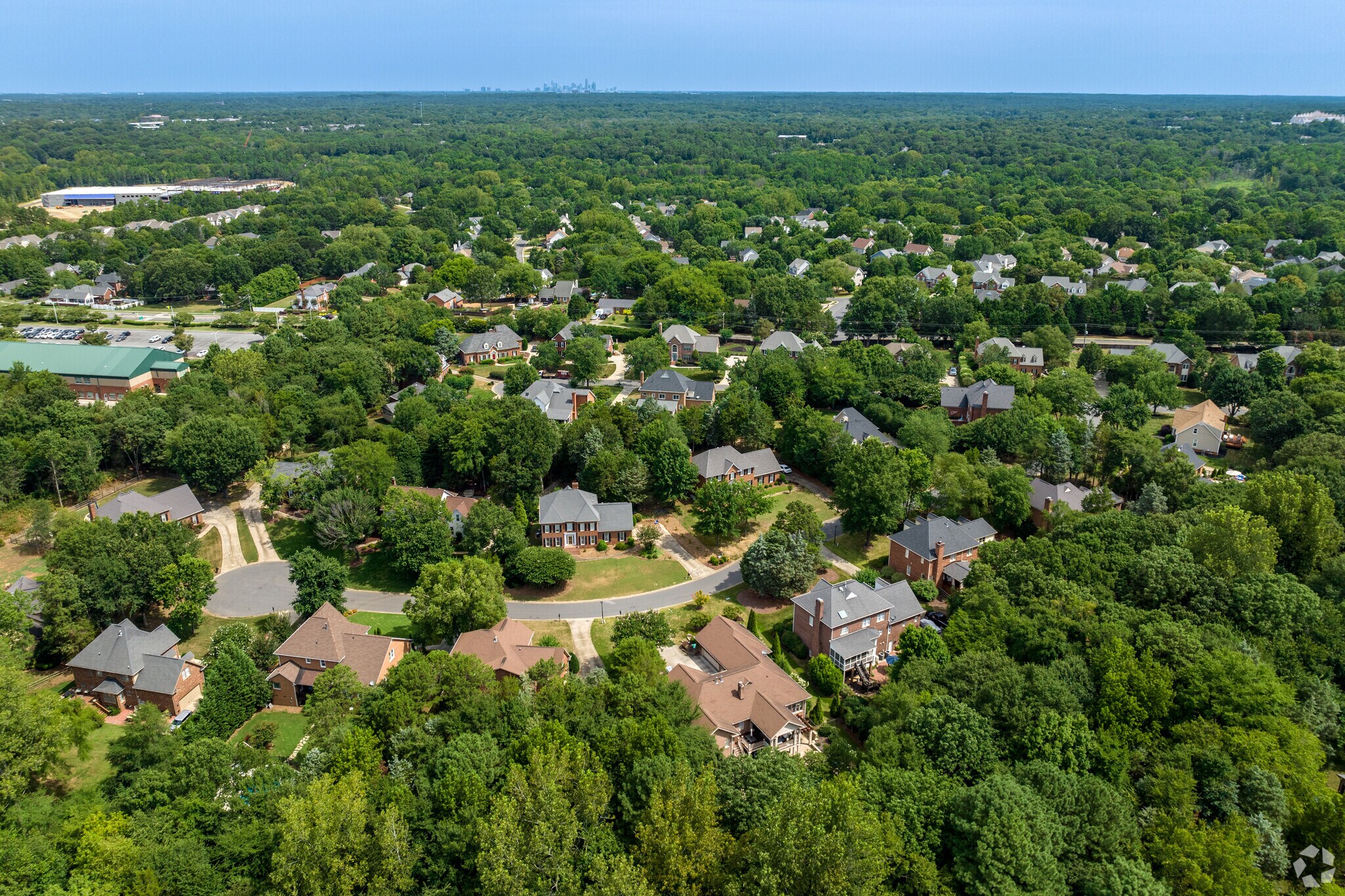 The Whiteoak neighborhood is only 15 miles south of Uptown Charlotte.