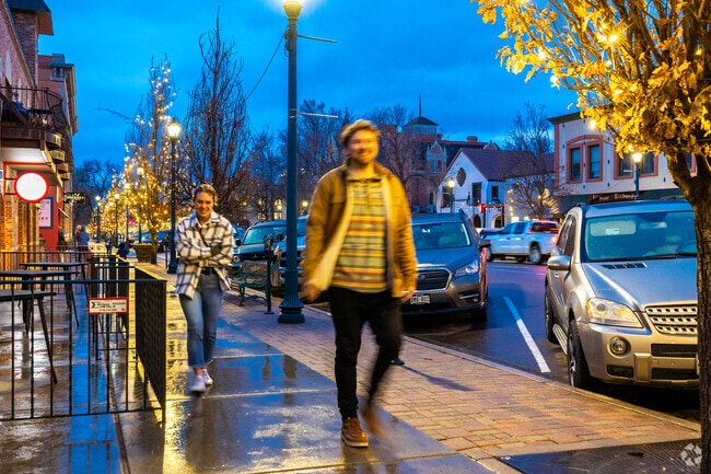 Downtown Colorado Springs is just a few miles from the Knob Hill neighborhood.