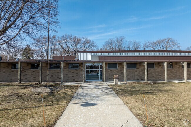 The entrance at Waukesha Catholic - St. William.