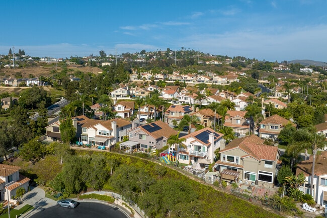 These home near Alga road sit on a hill with their own personal views.