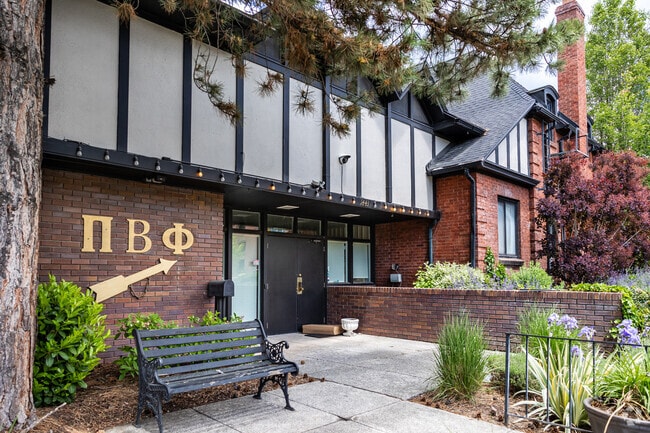 Pi Beta Phi and other sororities are located in the University neighborhood.