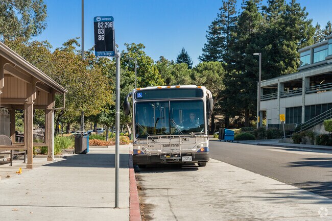 Stanford Hills offers easy access to public transit with SamTrans buses serving the area.