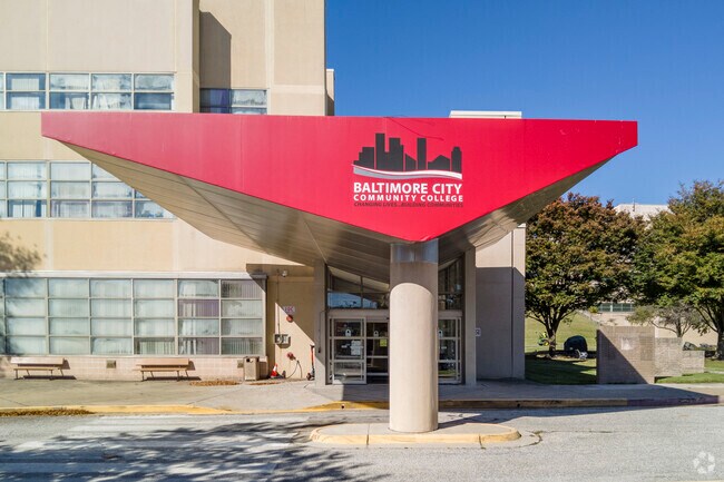 Baltimore City College is located in the Liberty Square neighborhood.