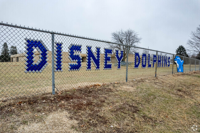Walt Disney Elementary School's mascot is the Dolphins.