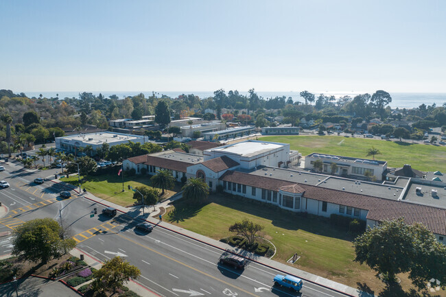 Carpinteria Middle School has beautiful architecture.