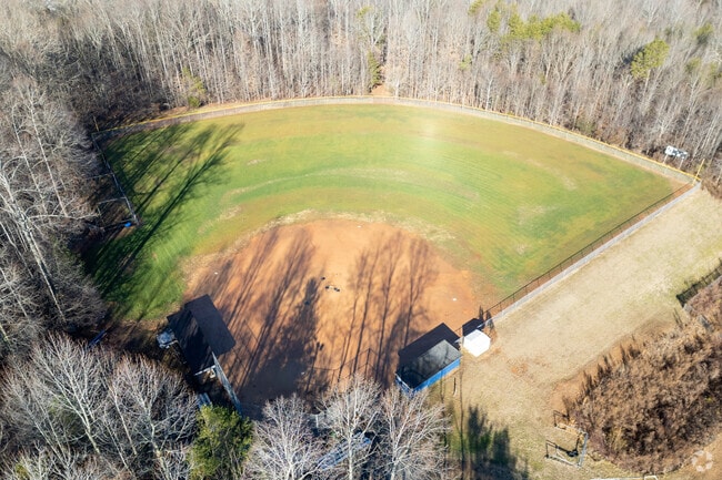 A baseball field at Southeast Middle School.