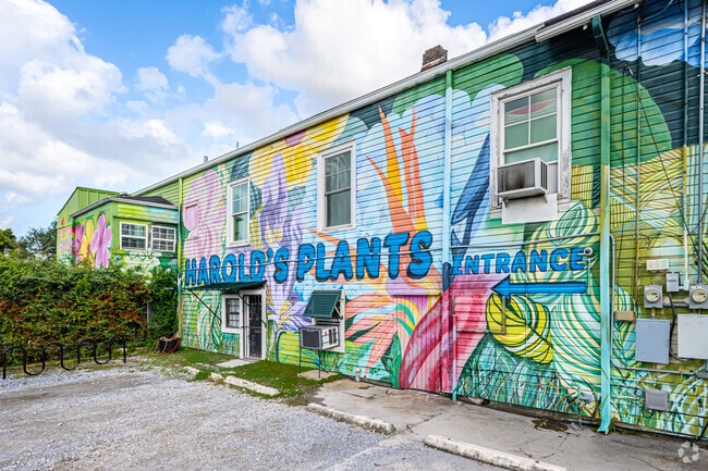 Harold’s Plants in Saint Claude has a colorful origin story.