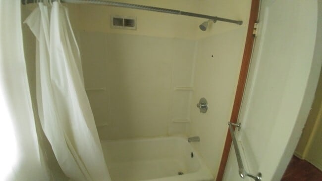 bathroom before tile update