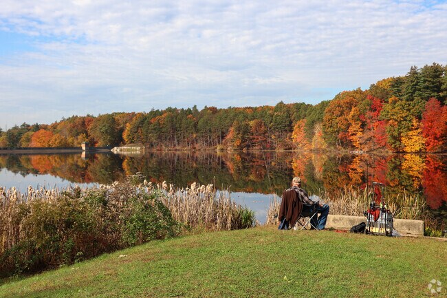 Make sure you bring your fishing rod when you visit the Chicopee Reservoir in Westover.