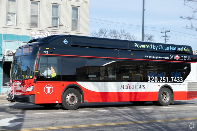 Buses run frequently through the East End and head to downtown.
