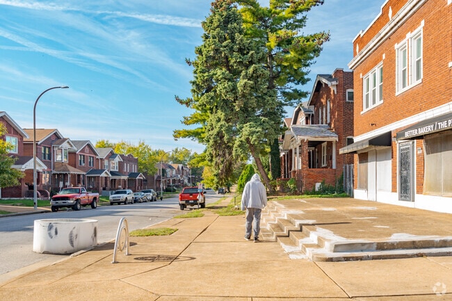 Penrose offers sidewalks for residents to safely commute to and from home.