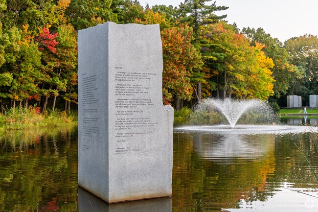 Green Hill Park is home to The Massachusetts  Vietnam Memorial.