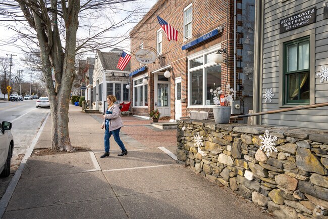 Enjoy a leisurely walk at Narragansett Ave, home to retail, restaurants, and more in East Passage Estates.