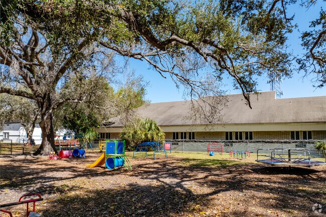 New Life Christian Academy has a playground located next to the school for its younger students.