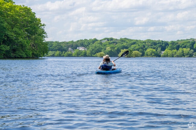 Horn Pond is the perfect place for fishing on the water in Downtown Woburn.
