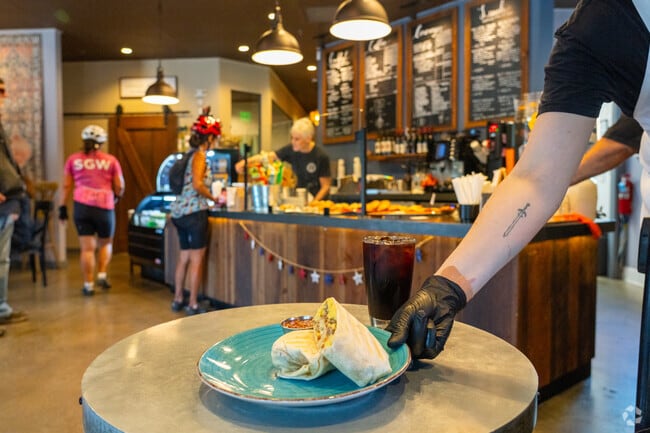 Bikers fuel up in Meadow Vista's local restaurants.