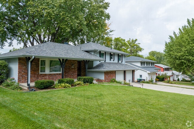 Split-level homes are commonplace in the West Fairacres neighborhood.